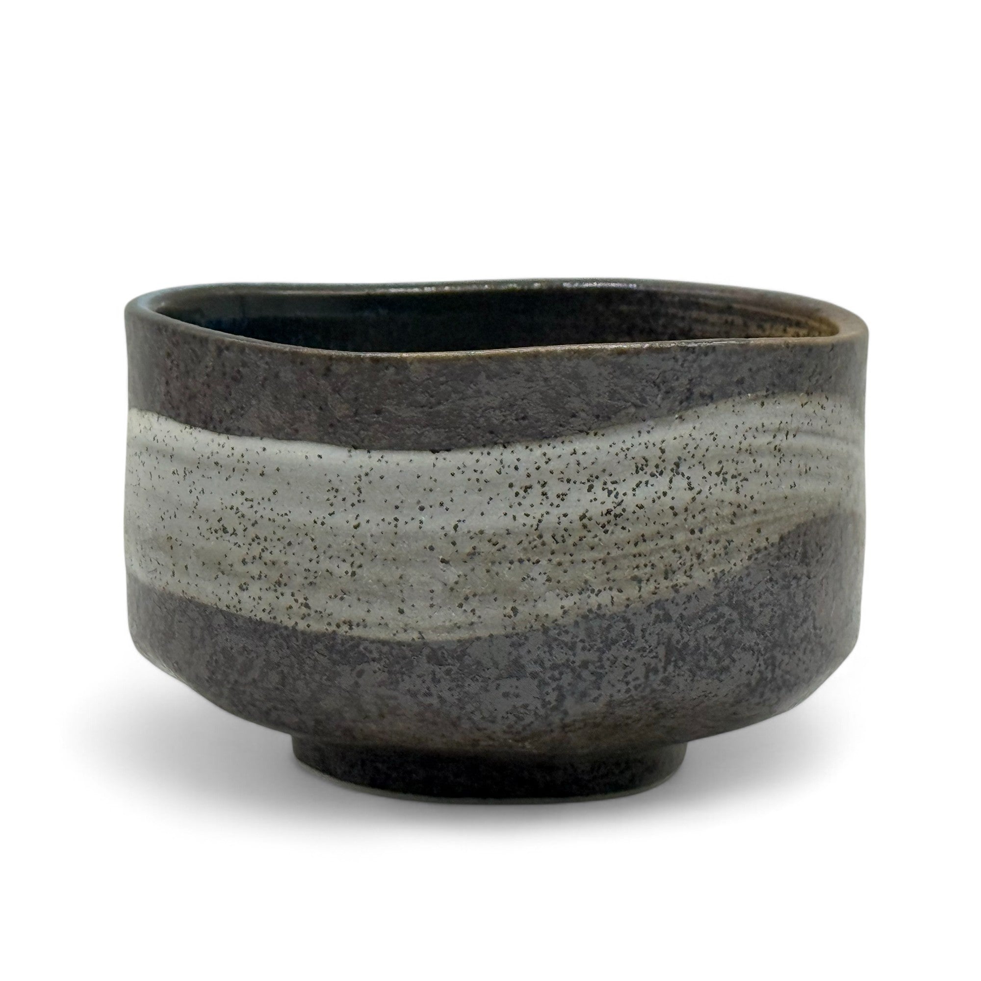 Handcrafted Japanese matcha bowl chawan for traditional tea ceremony, ideal for whisking and serving matcha green tea.