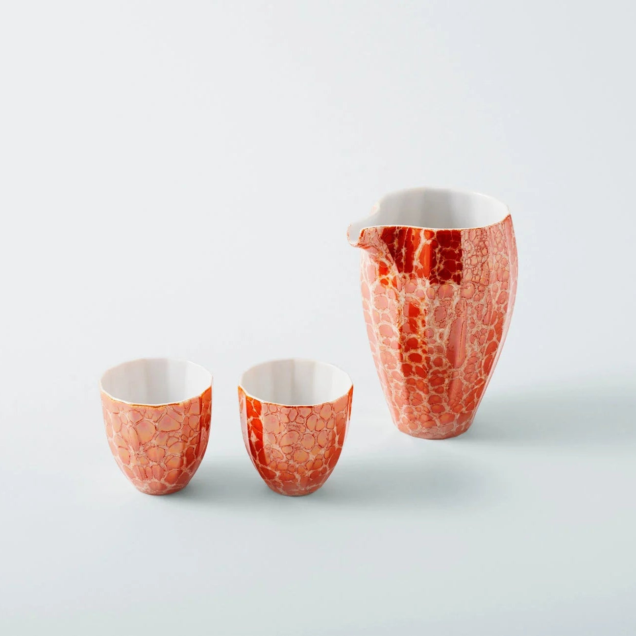 Enga Japanese Utage Sake Set with champagne-inspired design and elegant craftsmanship.