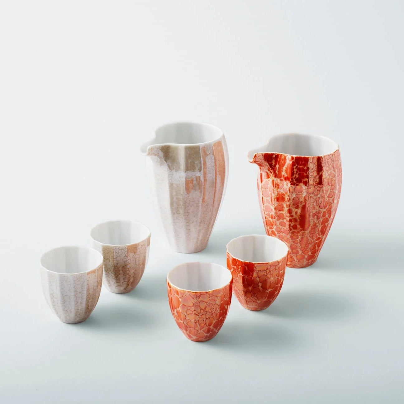 Enga Japanese Utage Sake Set with champagne-inspired design and elegant craftsmanship.