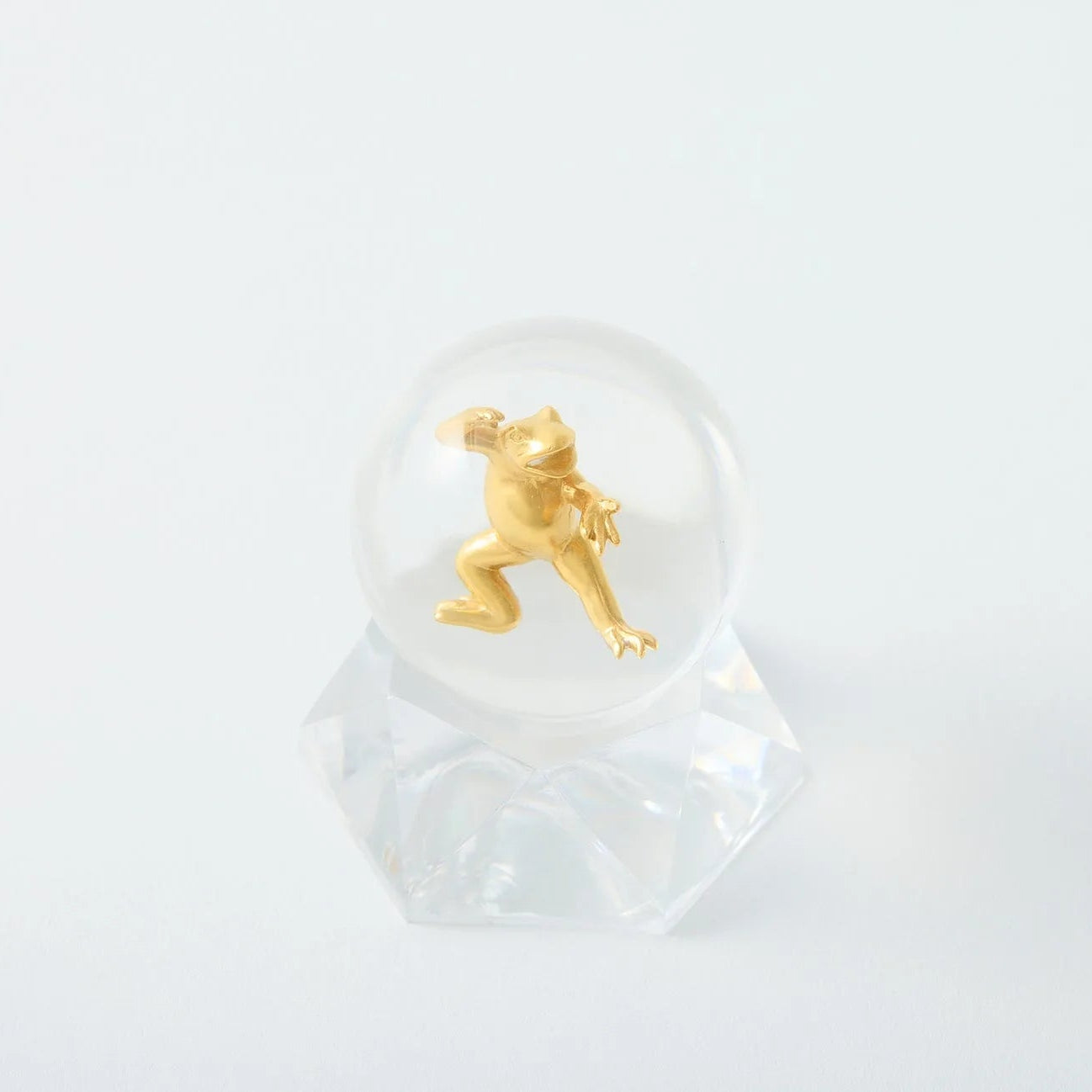 Golden Frog on a Japanese treasure ship, symbolizing luck, fortune, and prosperity.