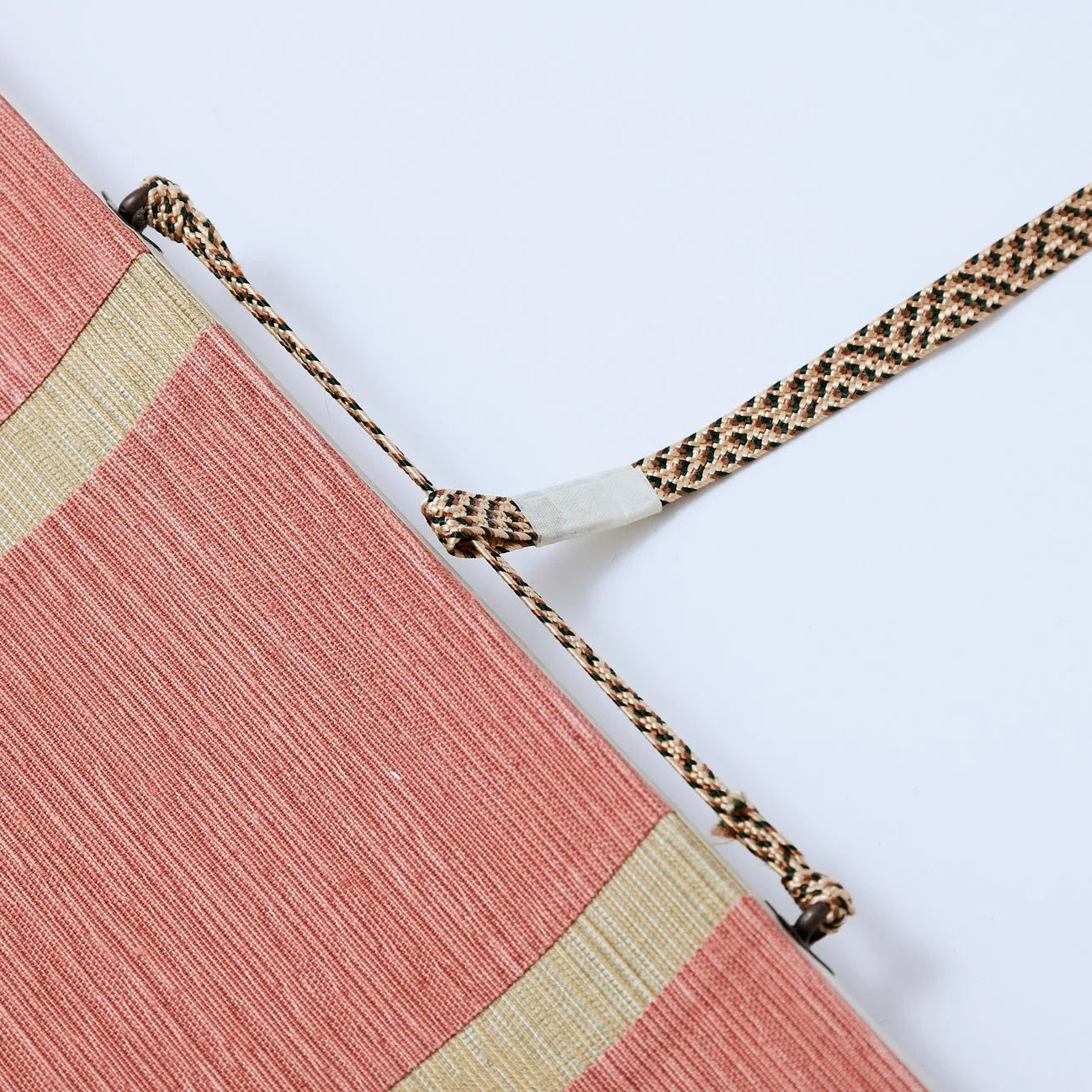 Japanese hanging scroll titled Frame of Self, inspired by Mondrian, minimalist abstract wall art.
