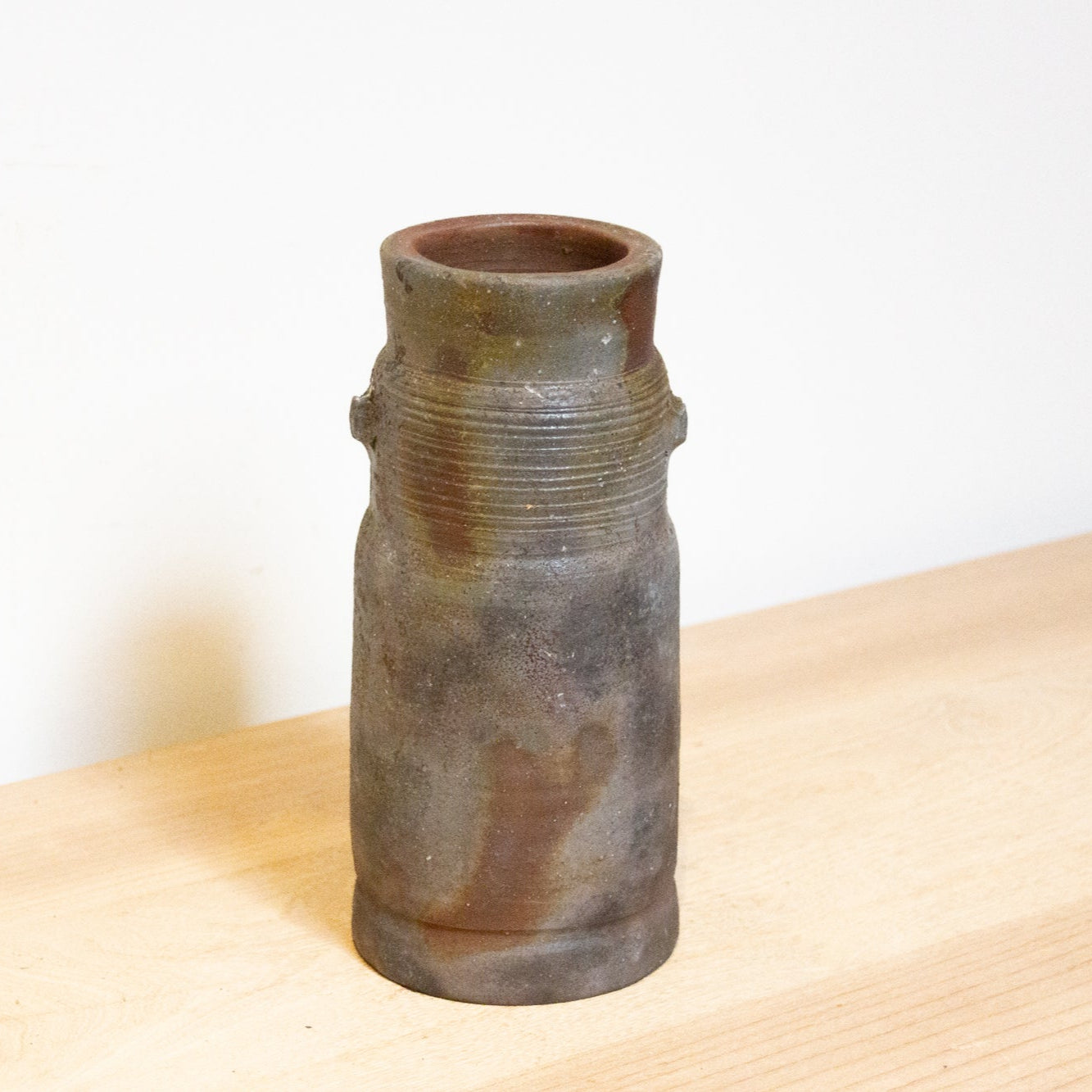 Keido rustic Japanese textured vase with earthy finish, perfect for wabi-sabi inspired home or minimalist decor.