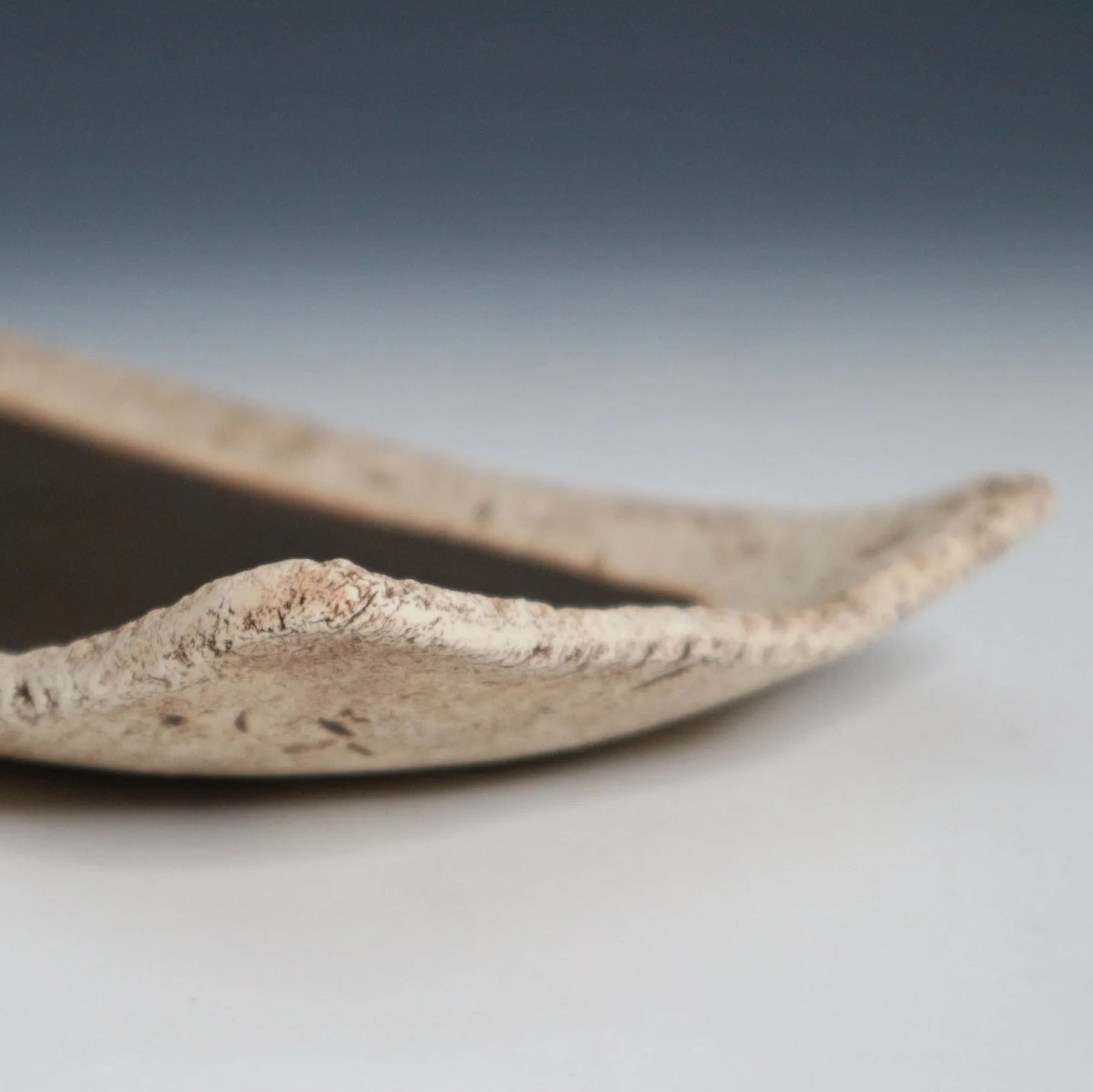 Keshiki Zara Japanese semi-porcelain rectangular plate made from mixed clay for elegant modern dining.
