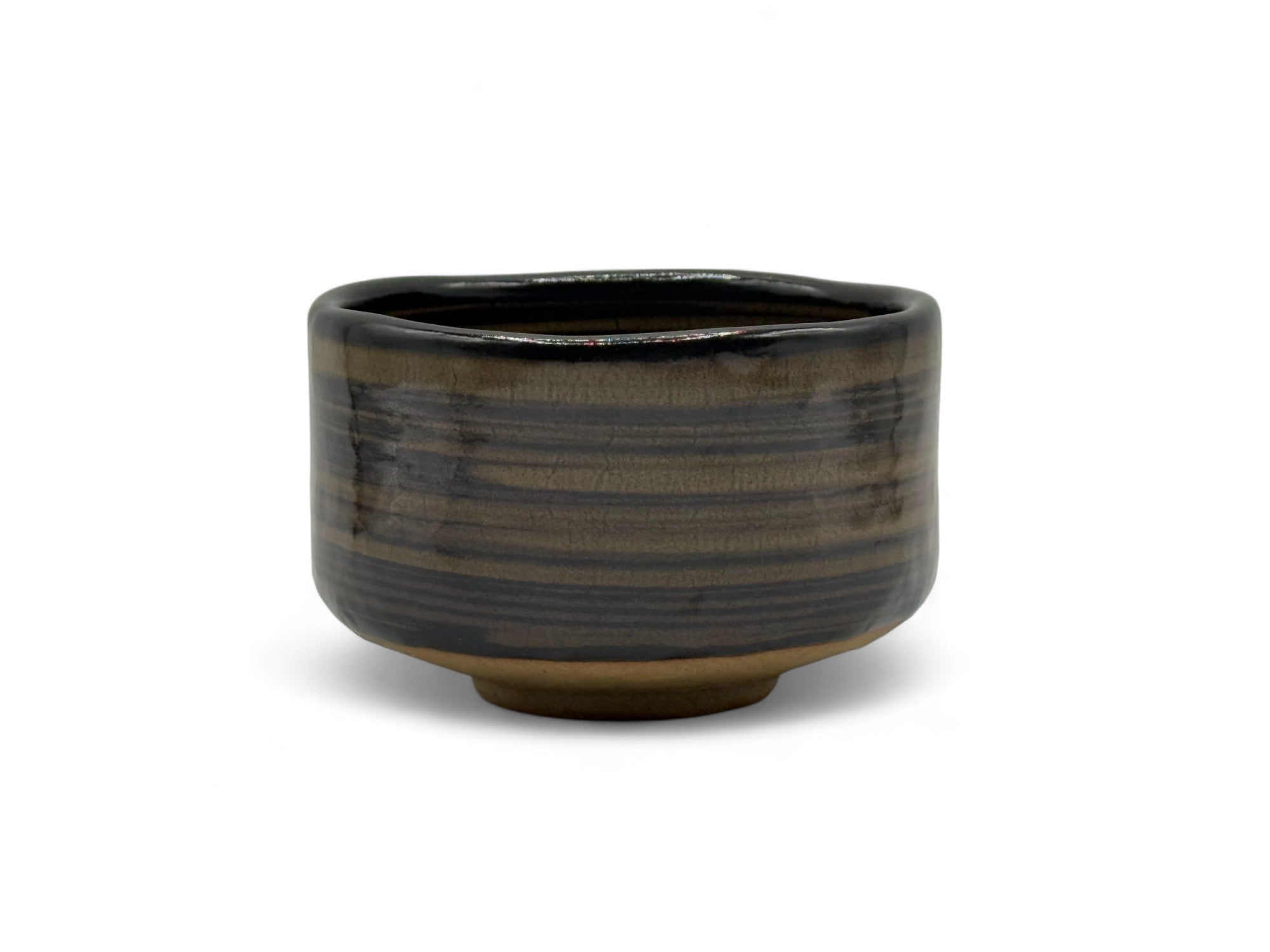 Handcrafted Japanese matcha bowl chawan for traditional tea ceremony, ideal for whisking and serving matcha green tea.