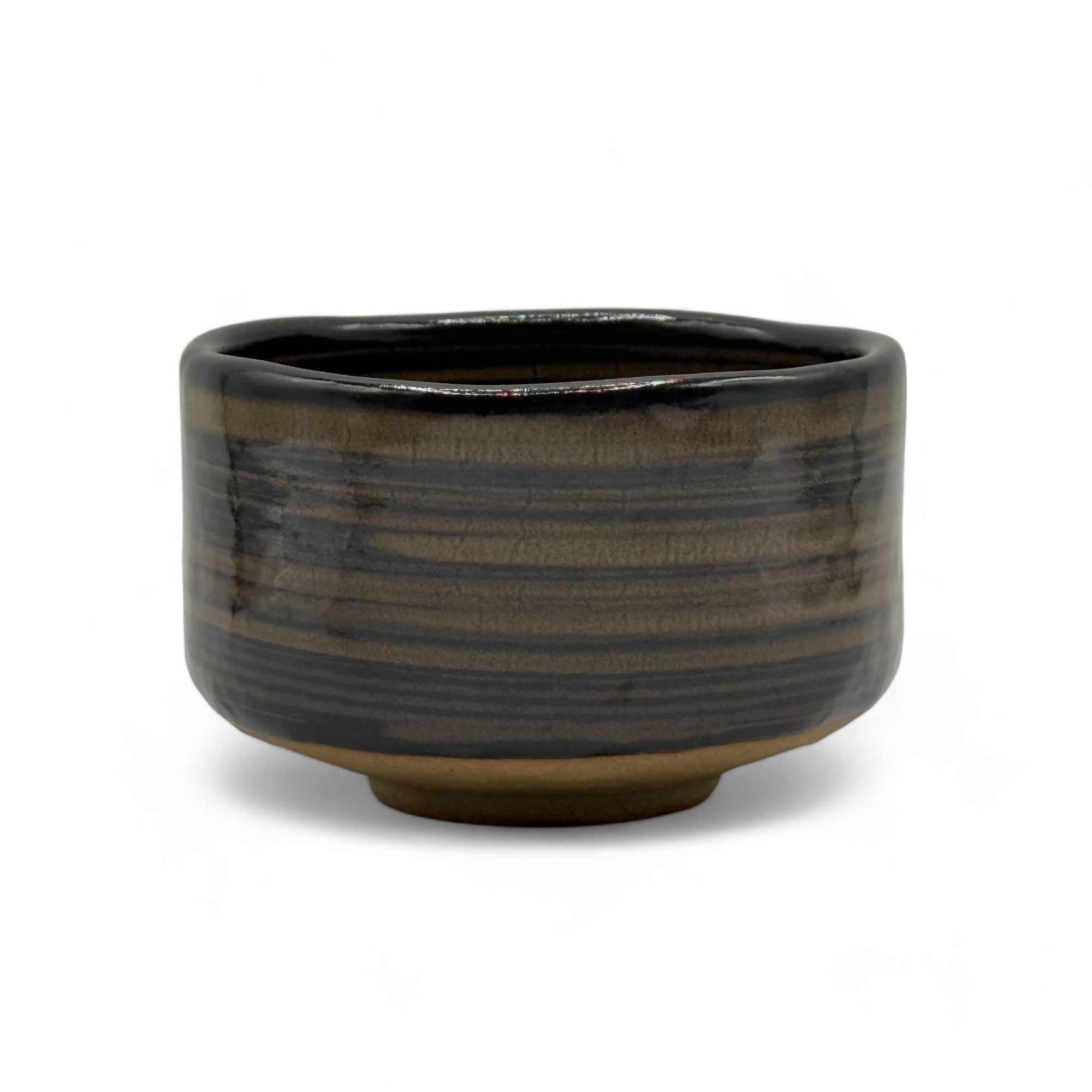 Handcrafted Japanese matcha bowl chawan for traditional tea ceremony, ideal for whisking and serving matcha green tea.
