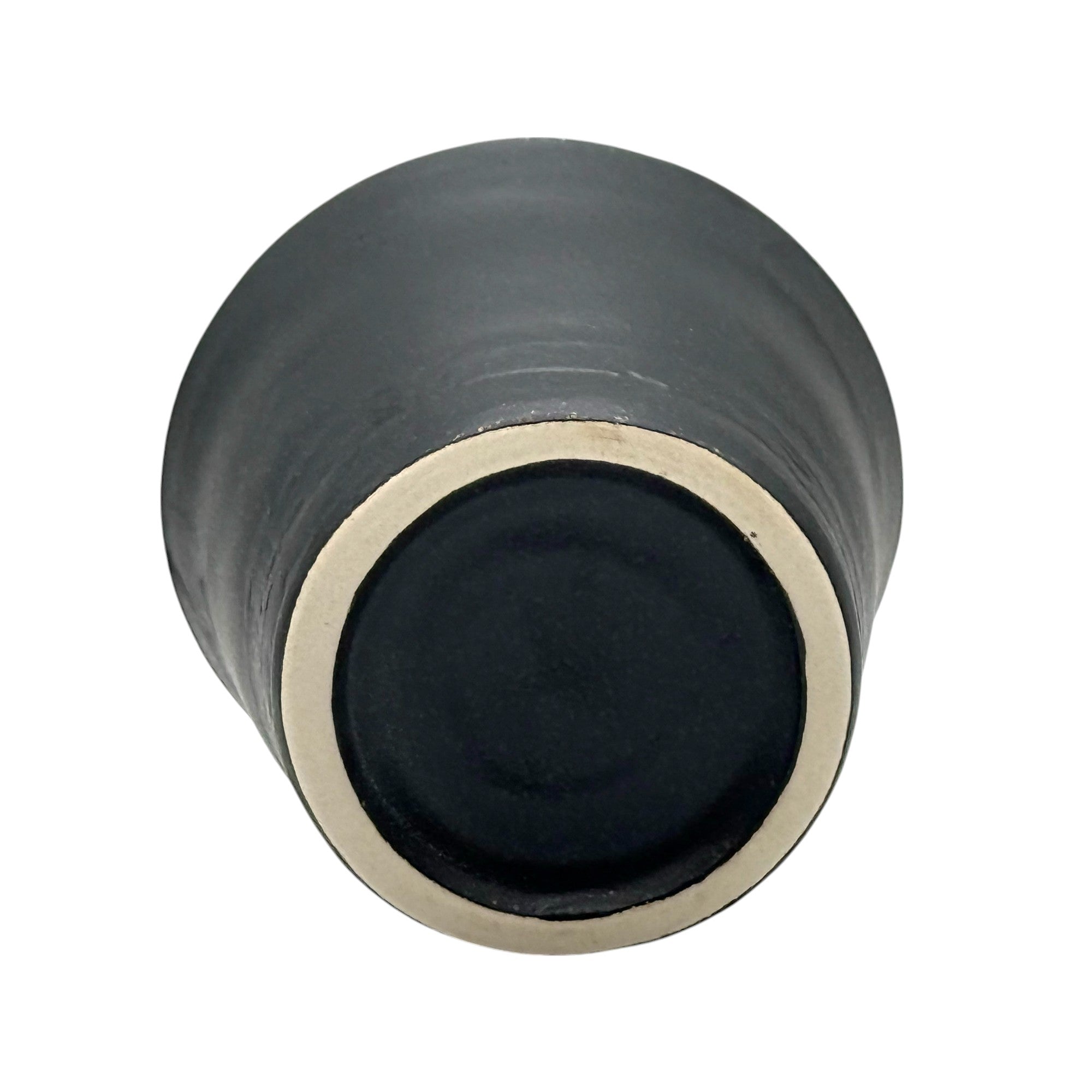 Handcrafted Mino-yaki Yunomi Japanese teacup with traditional glaze, perfect for daily tea rituals.