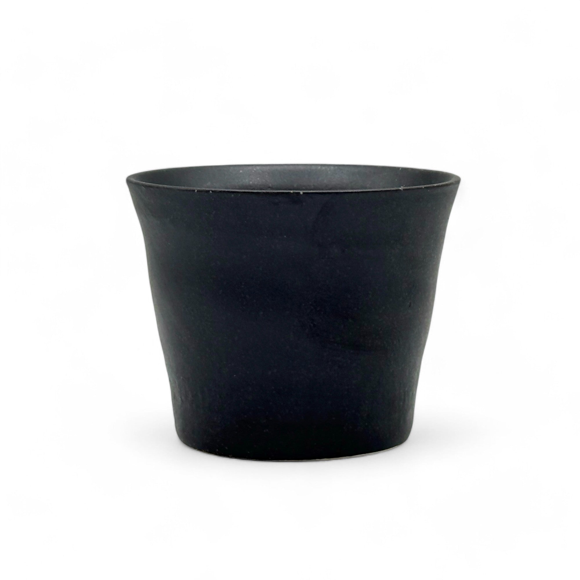 Handcrafted Mino-yaki Yunomi Japanese teacup with traditional glaze, perfect for daily tea rituals.