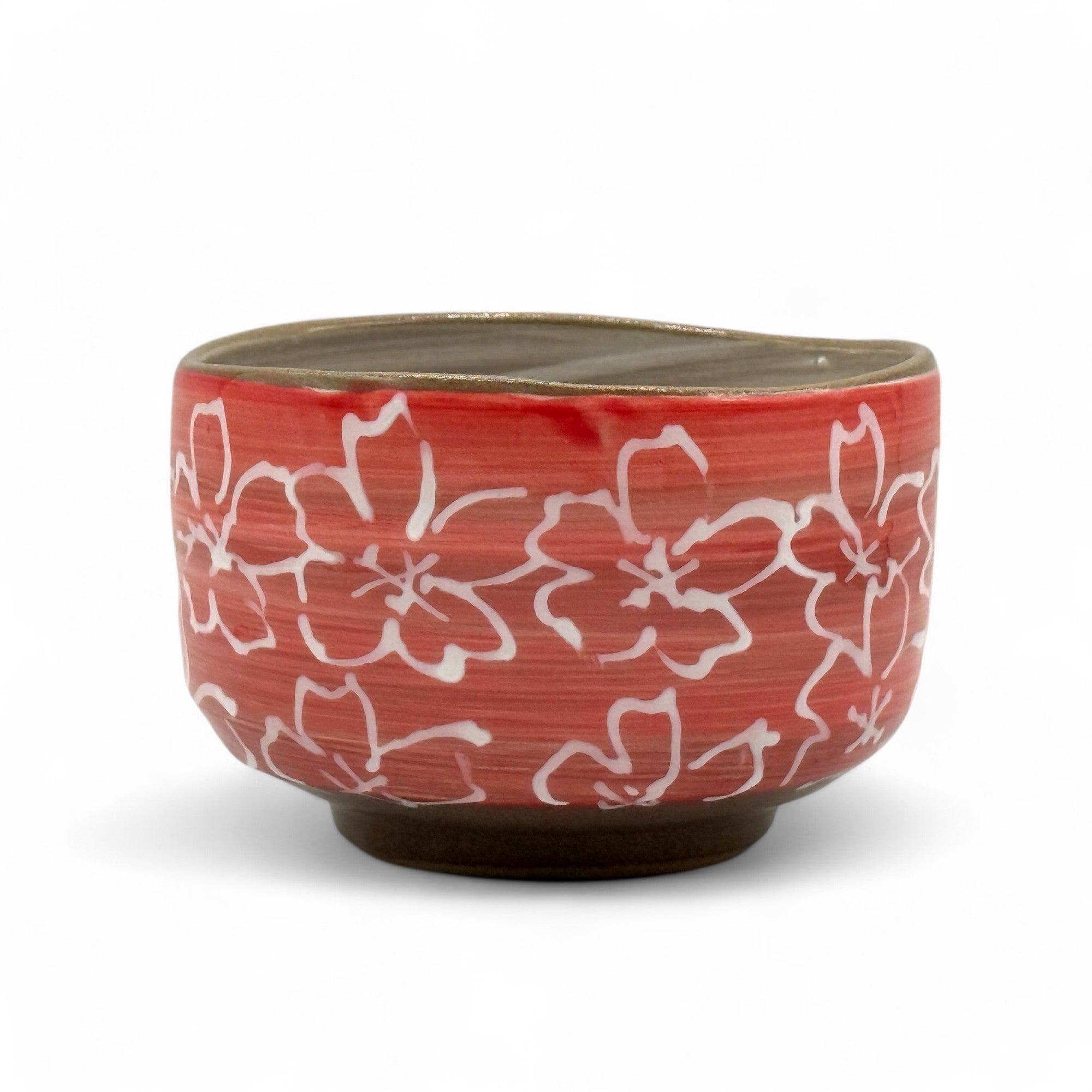 Handcrafted Japanese matcha bowl chawan for traditional tea ceremony, ideal for whisking and serving matcha green tea.