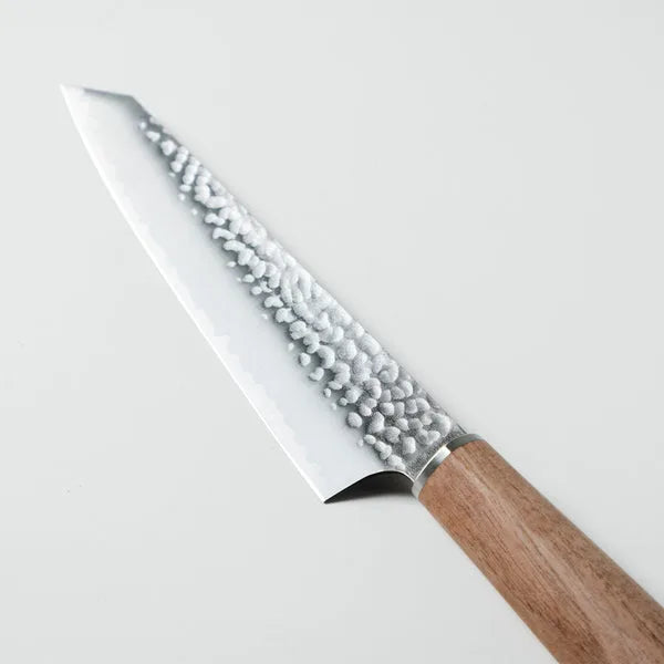 Premium 6-inch Kiritsuke petty knife, sharp Japanese chef knife for precision cutting, slicing, and kitchen prep.