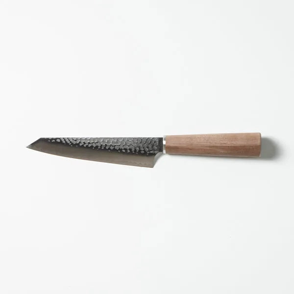 Premium 6-inch Kiritsuke petty knife, sharp Japanese chef knife for precision cutting, slicing, and kitchen prep.
