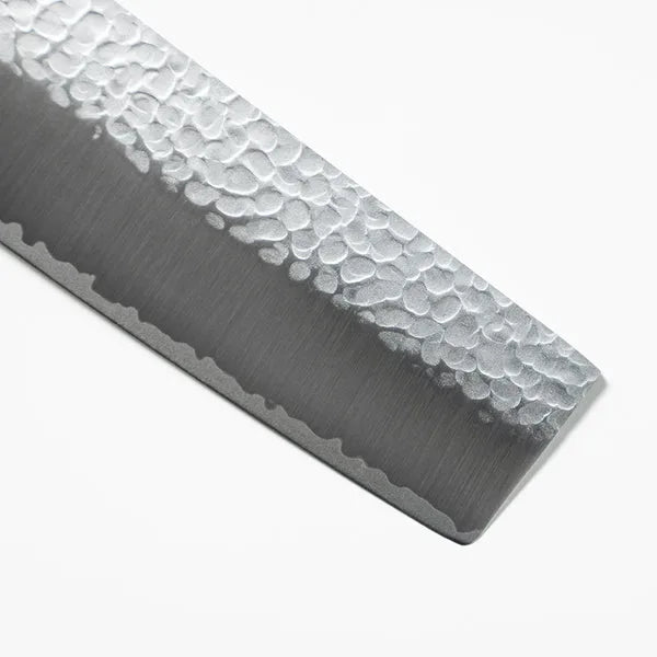 Premium 7-inch Nakiri knife, Japanese VG10 steel vegetable chef knife, handmade in Seki Japan.