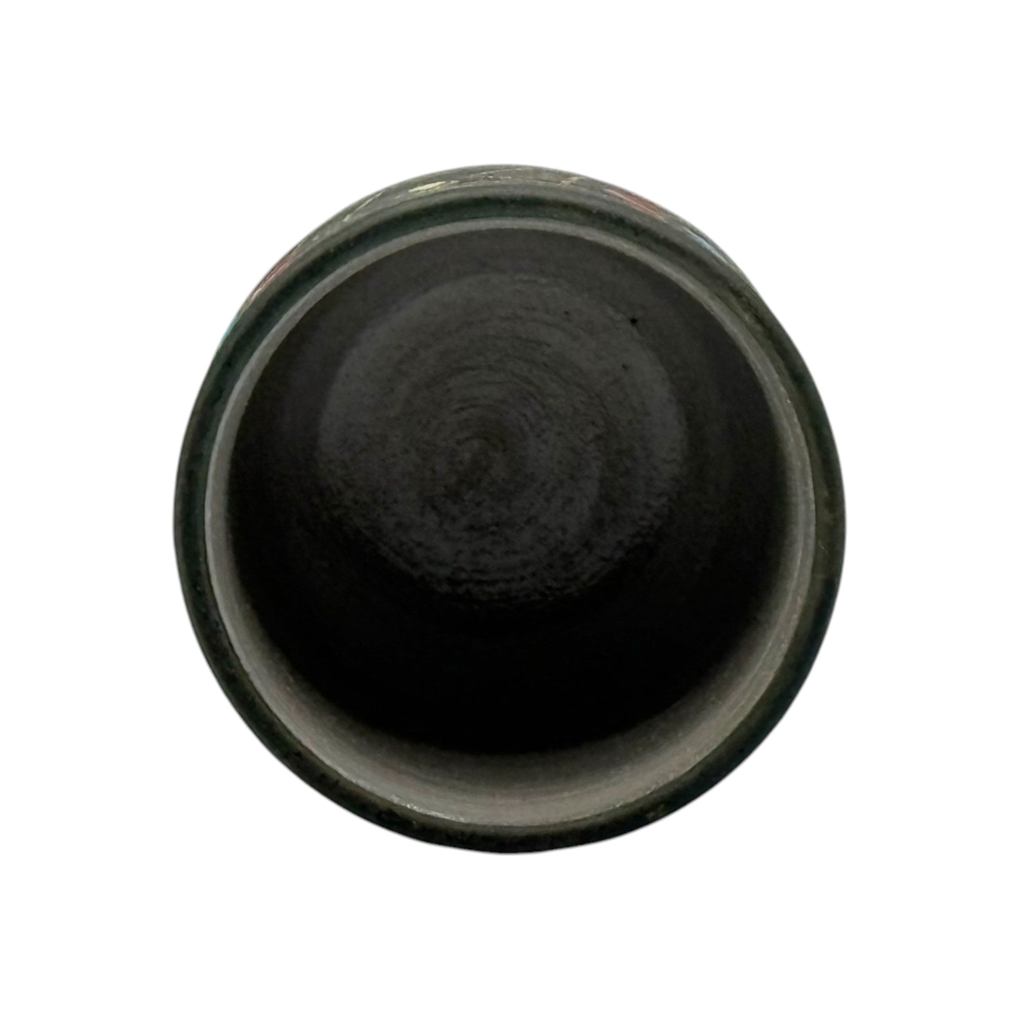 Handcrafted Mino-yaki Yunomi Japanese teacup with traditional glaze, perfect for daily tea rituals.
