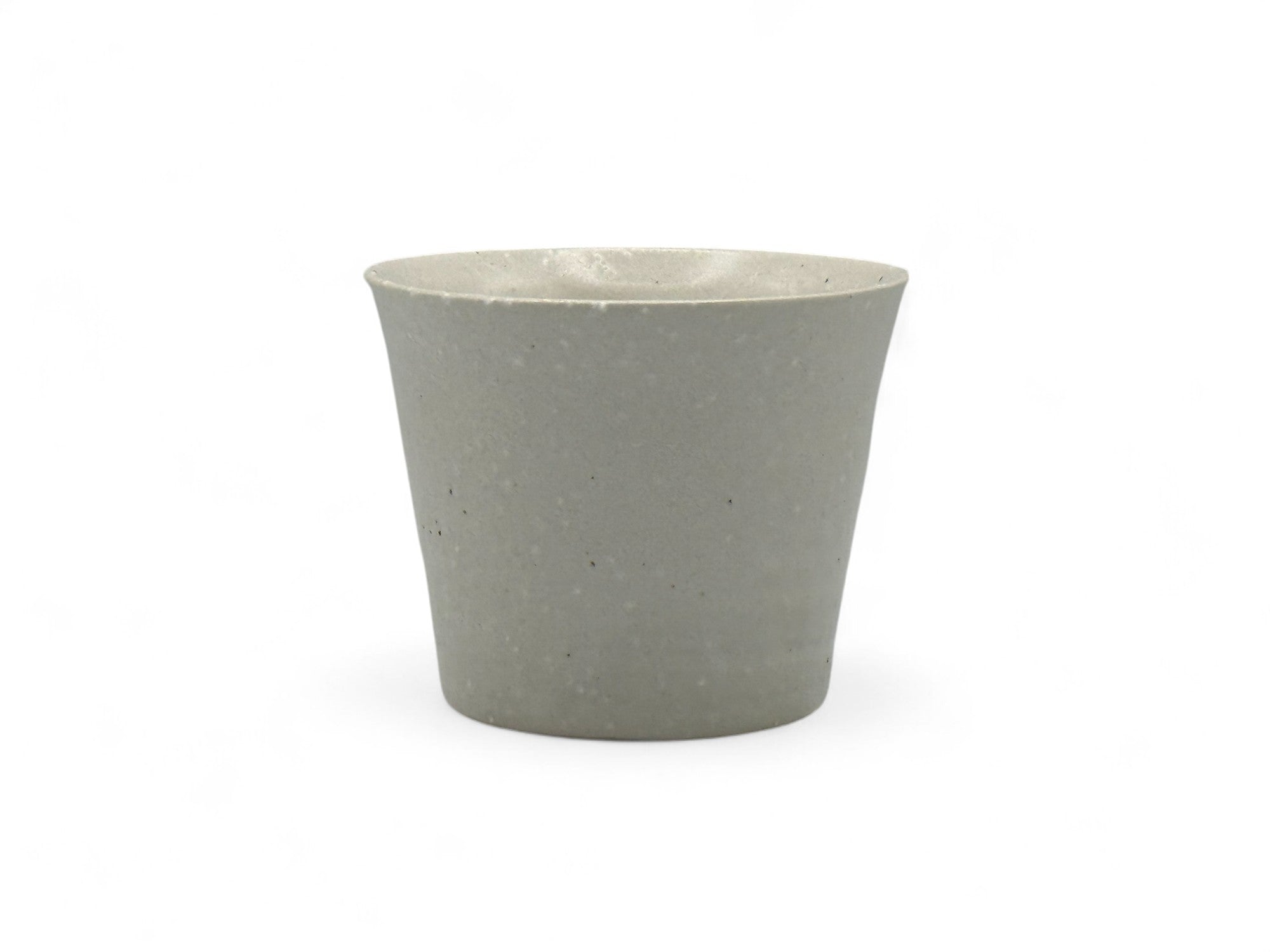Handcrafted Mino-yaki Yunomi Japanese teacup with traditional glaze, perfect for daily tea rituals.