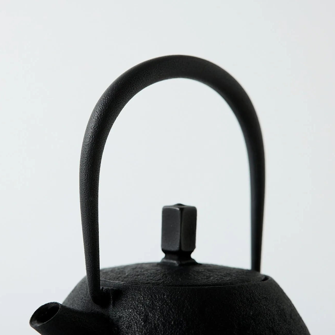 Tamayu Nambu ironware egg teapot – handcrafted Japanese cast iron kyusu for elegant tea brewing.