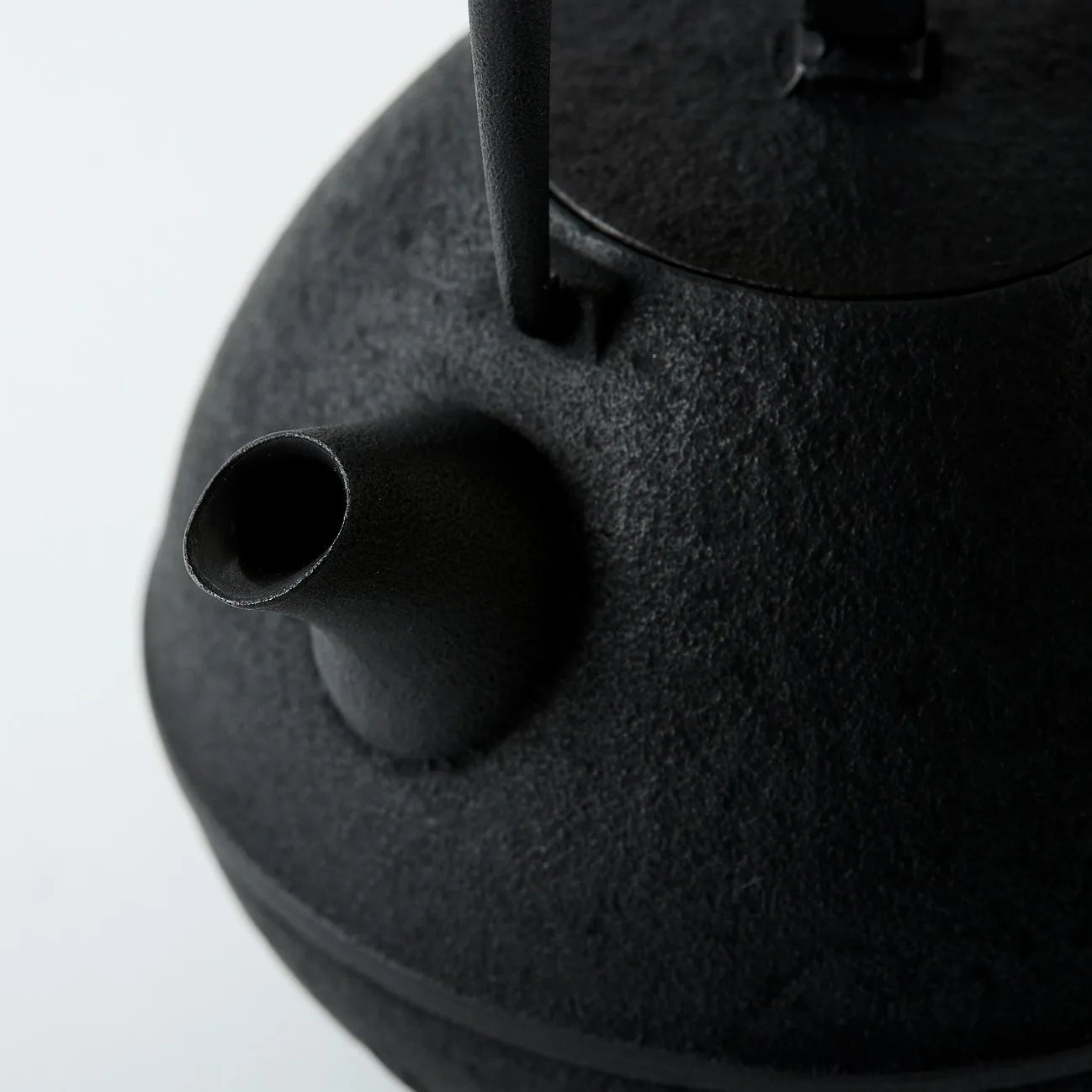 Tamayu Nambu ironware egg teapot – handcrafted Japanese cast iron kyusu for elegant tea brewing.