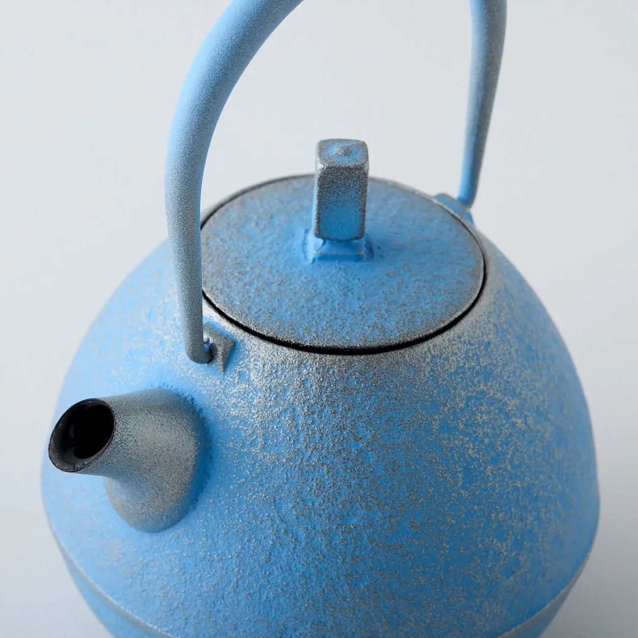 Tamayu Nambu ironware egg teapot – handcrafted Japanese cast iron kyusu for elegant tea brewing.