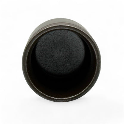 Handcrafted Mino-yaki Yunomi Japanese teacup with traditional glaze, perfect for daily tea rituals.