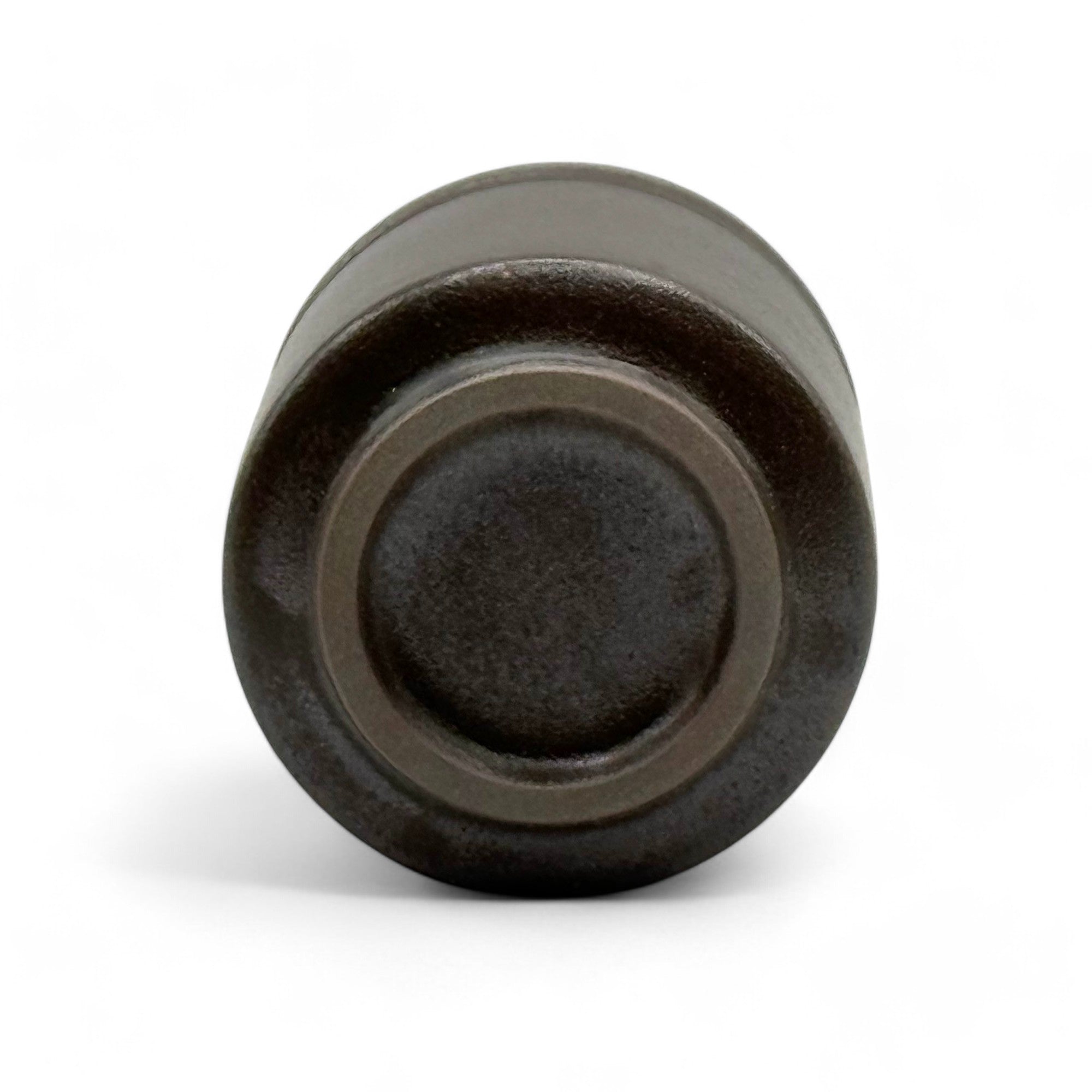Handcrafted Mino-yaki Yunomi Japanese teacup with traditional glaze, perfect for daily tea rituals.