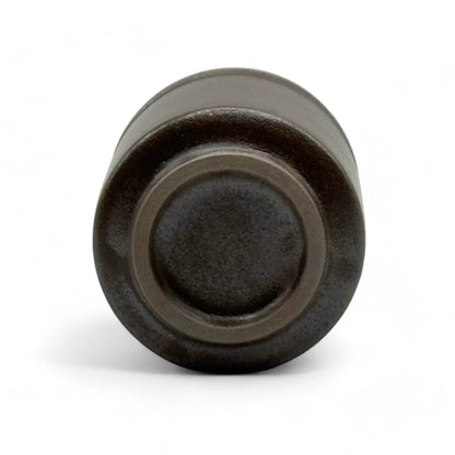 Handcrafted Mino-yaki Yunomi Japanese teacup with traditional glaze, perfect for daily tea rituals.