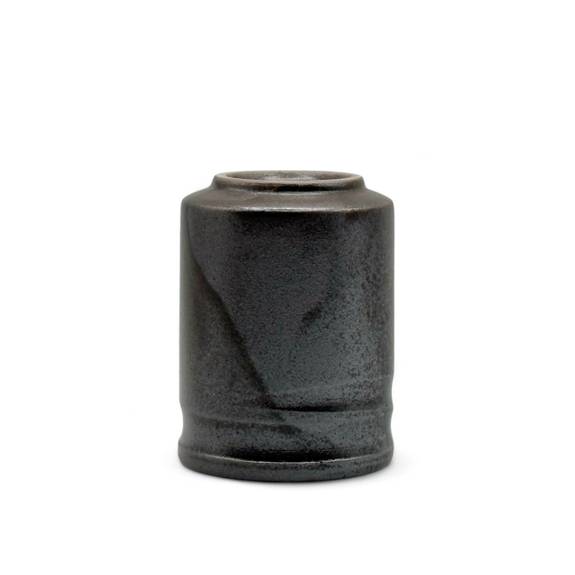Handcrafted Mino-yaki Yunomi Japanese teacup with traditional glaze, perfect for daily tea rituals.