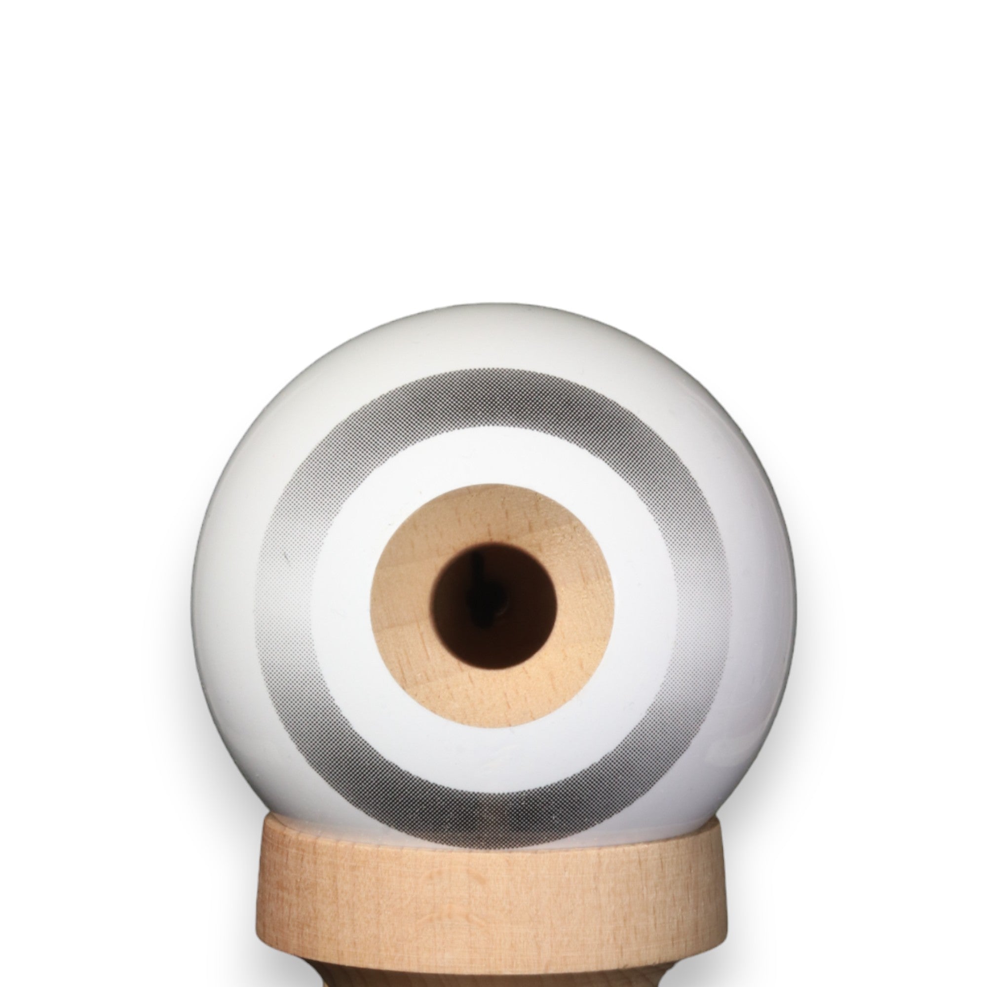 Lotus Kendamas Black Bloom Kendama with Bloom shape, sticky clear paint, and durable beech wood.