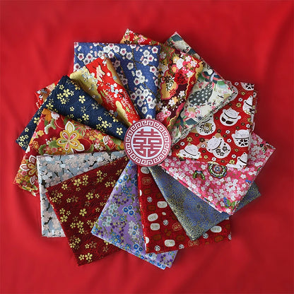 Eco-friendly Japanese furoshiki wrapping cloth in elegant traditional patterns, reusable for sustainable gift wrapping solutions.