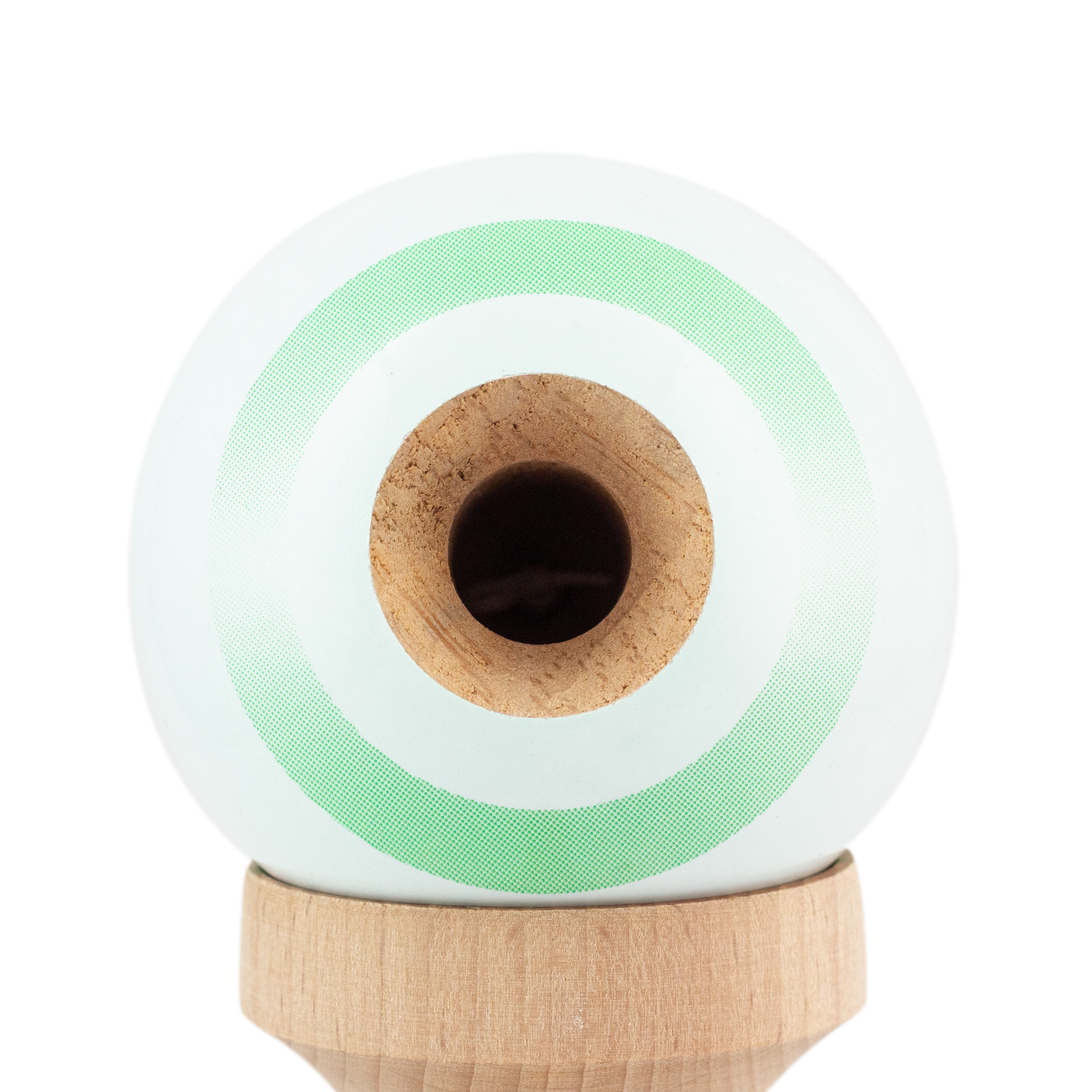 Green Bloom Kendama by Lotus Kendamas – premium wooden skill toy for balance, tricks, and freestyle play.