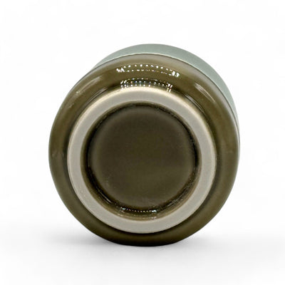 Handcrafted Mino-yaki Yunomi Japanese teacup with traditional glaze, perfect for daily tea rituals.