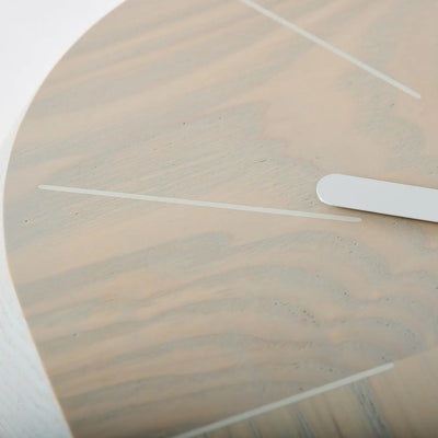 Hagami Japanese Hagi wooden square clock bevel, handcrafted elegant timepiece for modern home decor.