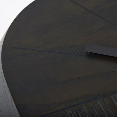 Hagami Japanese Hagi wooden square clock bevel, handcrafted elegant timepiece for modern home decor.