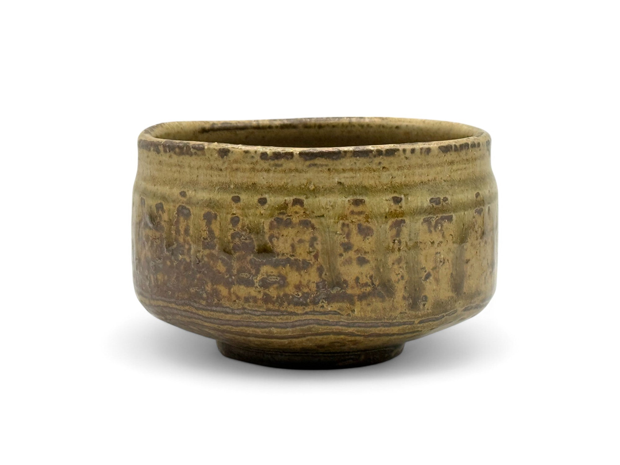 Handcrafted Japanese matcha bowl chawan for traditional tea ceremony, ideal for whisking and serving matcha green tea.