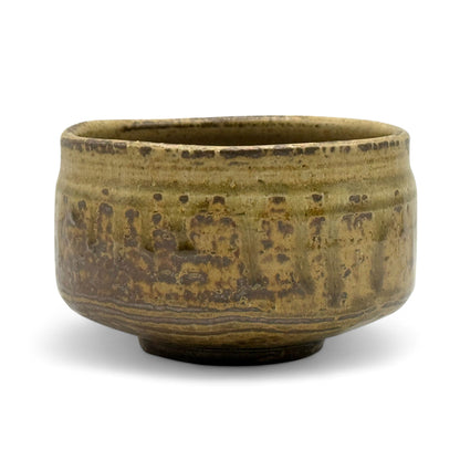 Handcrafted Japanese matcha bowl chawan for traditional tea ceremony, ideal for whisking and serving matcha green tea.