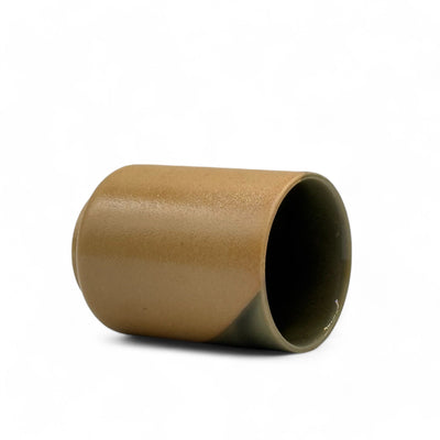 Handcrafted Shigaraki-yaki Yunomi Japanese teacup with traditional glaze, perfect for daily tea rituals.