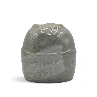 Handcrafted Mino-yaki Yunomi Japanese teacup with traditional glaze, perfect for daily tea rituals.