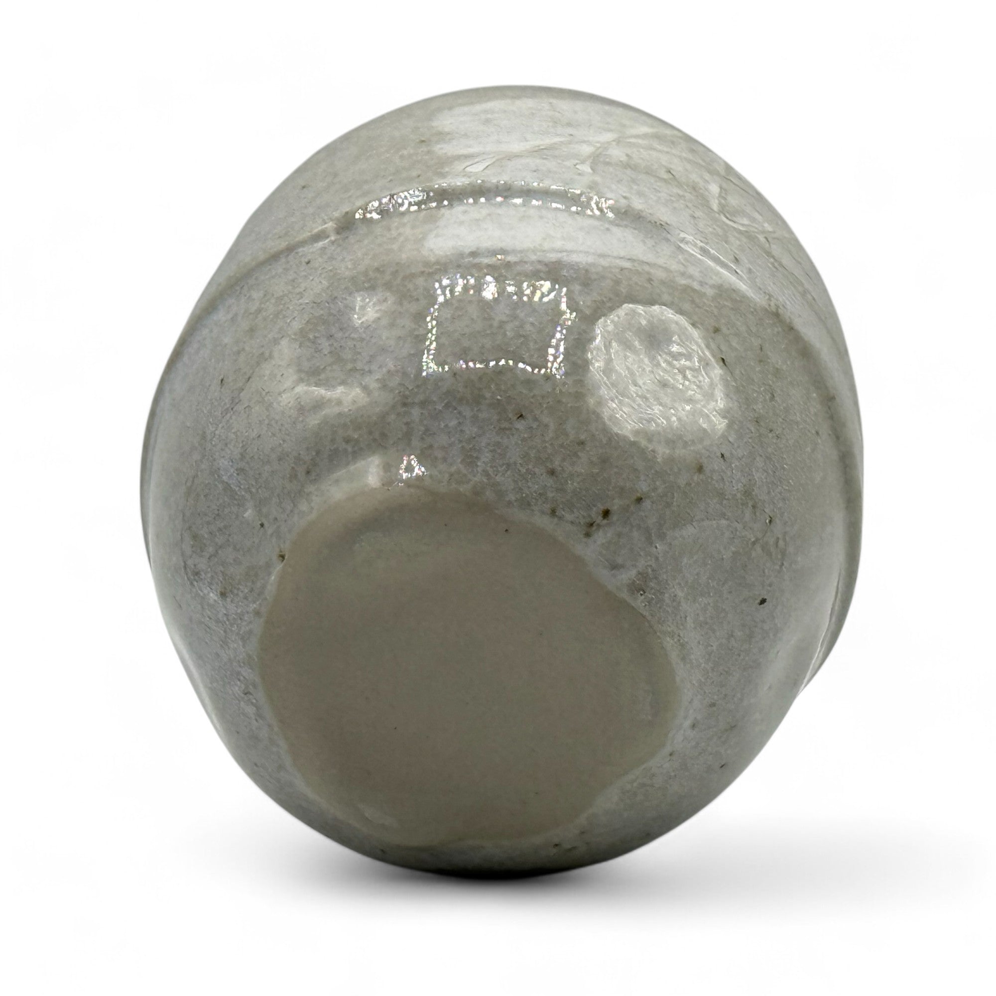 Handcrafted Mino-yaki Yunomi Japanese teacup with traditional glaze, perfect for daily tea rituals.