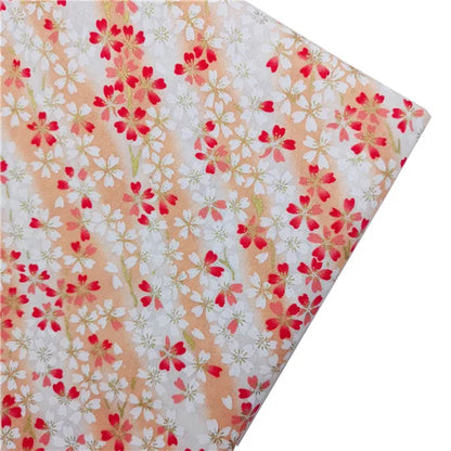 Luxury Japanese bronzed cotton fabric with metallic sheen, premium textile for couture fashion, upholstery, and artisan crafts.
