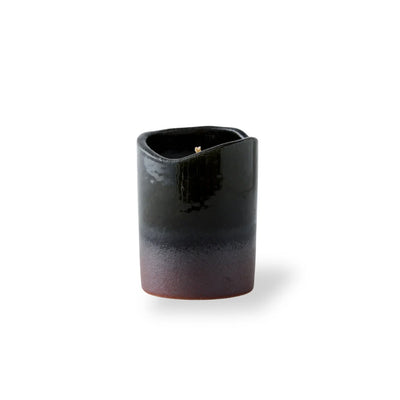 Handcrafted Miyamagi soy candle featuring Japanese forest aroma with sandalwood and oakmoss fragrance.