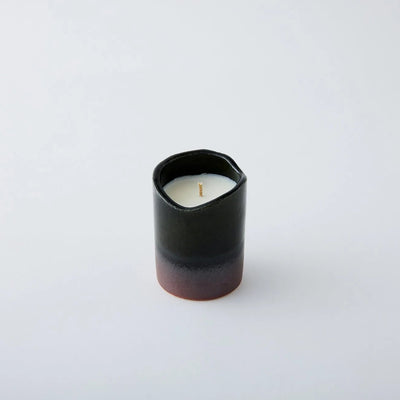 Handcrafted Miyamagi soy candle featuring Japanese forest aroma with sandalwood and oakmoss fragrance.