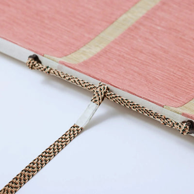 Japanese hanging scroll titled Frame of Self, inspired by Mondrian, minimalist abstract wall art.