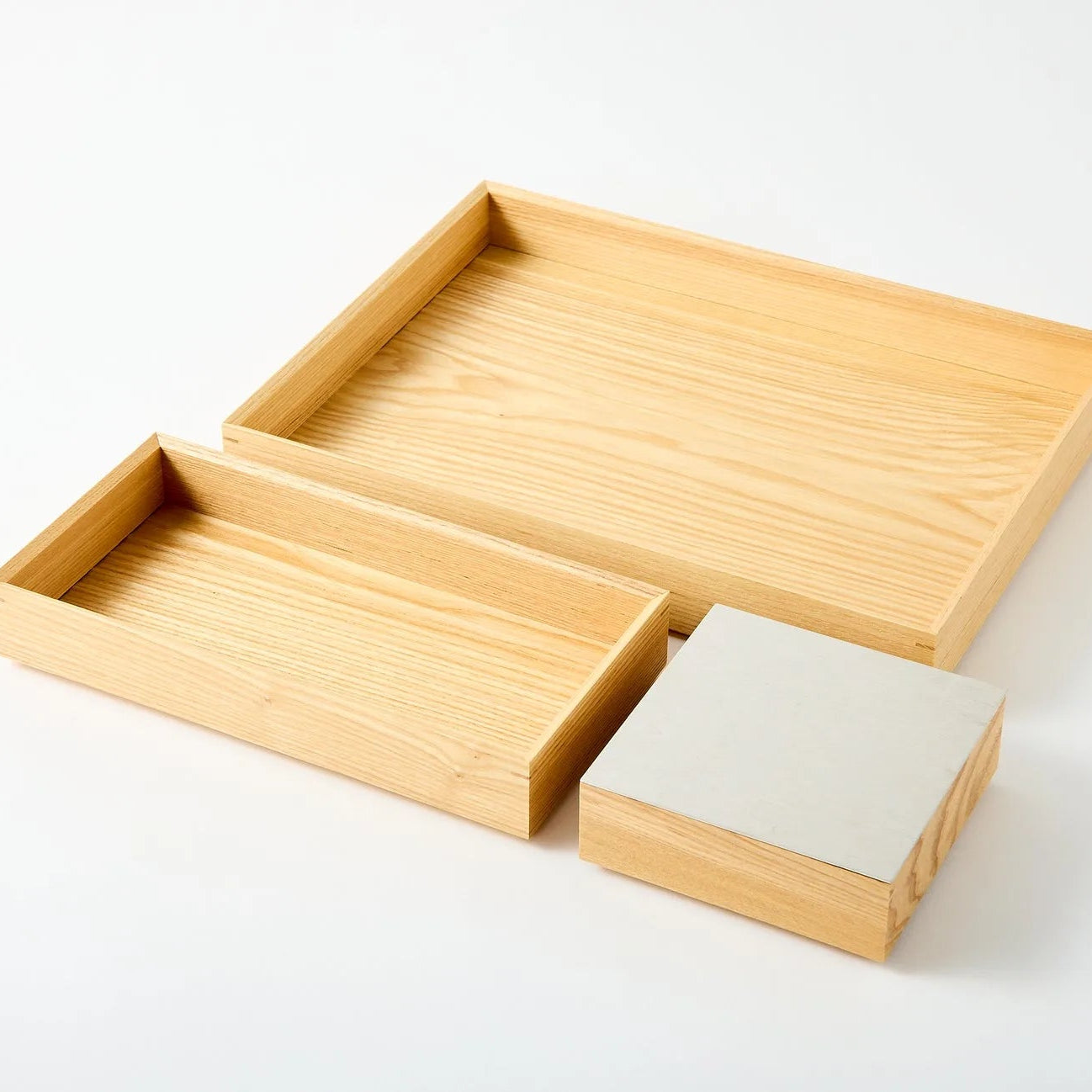 Japanese organize box set for home storage, minimalist design, perfect for decluttering and tidy space solutions.