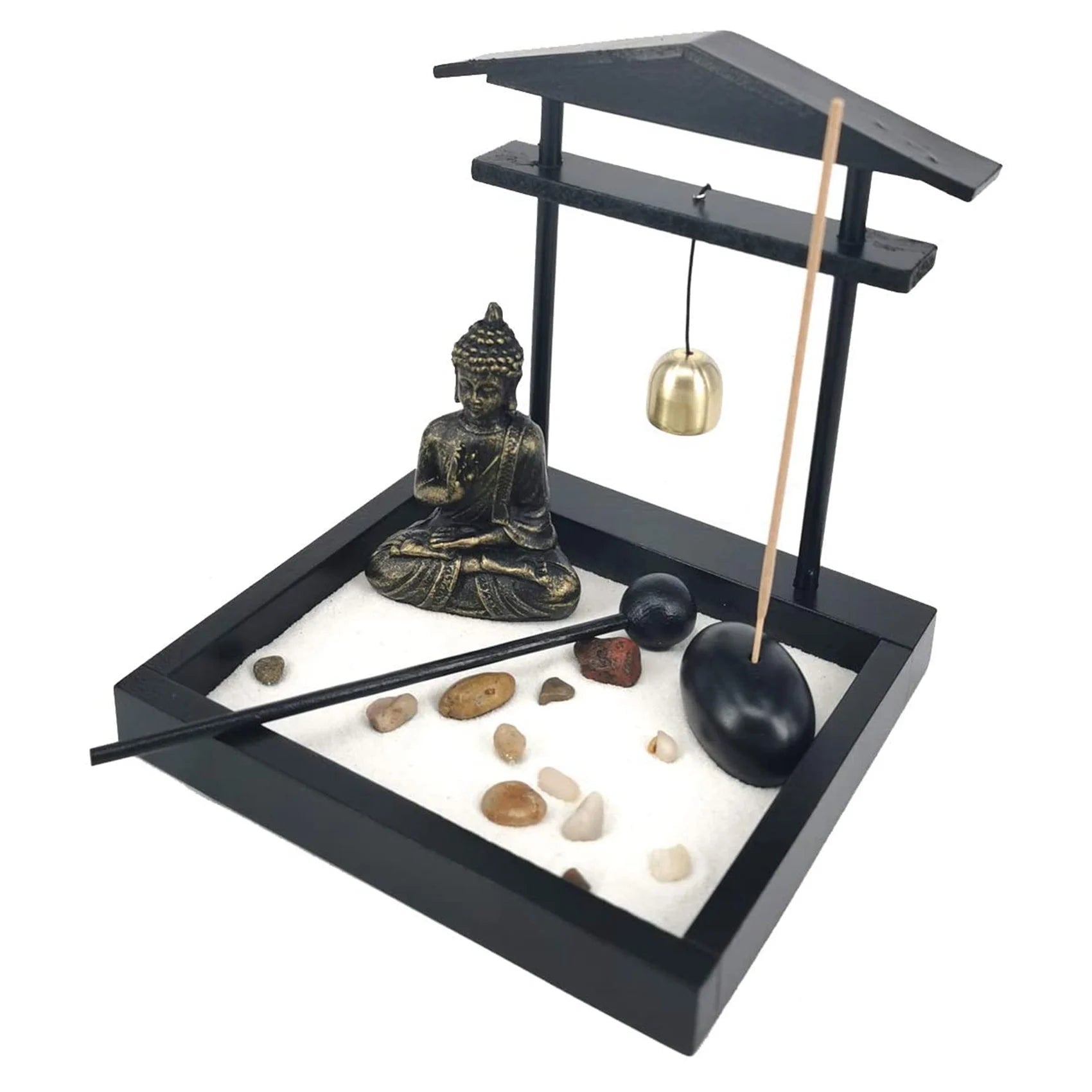 Japanese Zen garden kit for peaceful design and meditation at home.