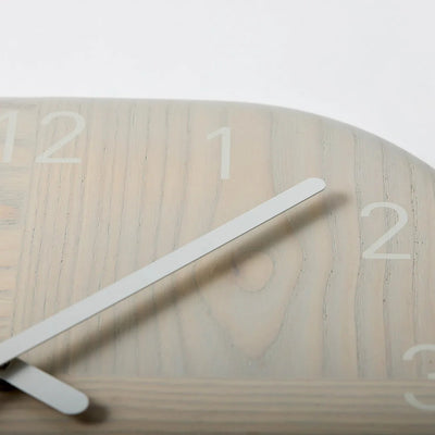 Jikaku Japanese Hagi clock with traditional square design, handcrafted elegance, perfect for minimalist home decor.