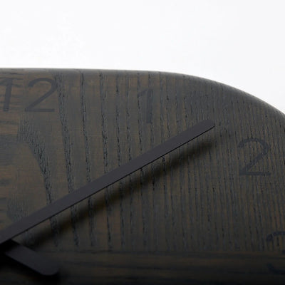 Jikaku Japanese Hagi clock with traditional square design, handcrafted elegance, perfect for minimalist home decor.