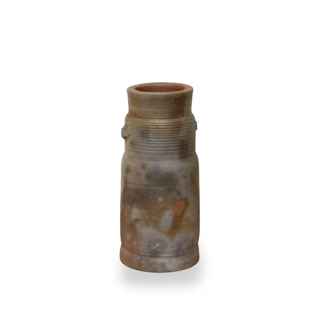 Keido rustic Japanese textured vase with earthy finish, perfect for wabi-sabi inspired home or minimalist decor.