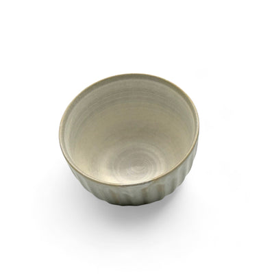 Handcrafted Mino-yaki Yunomi Japanese Sencha teacup with traditional glaze, perfect for daily tea rituals.