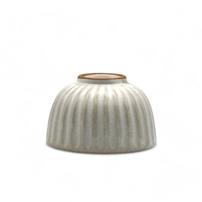 Handcrafted Mino-yaki Yunomi Japanese Sencha teacup with traditional glaze, perfect for daily tea rituals.