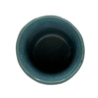 Handcrafted Mino-yaki Yunomi Japanese teacup with traditional glaze, perfect for daily tea rituals.