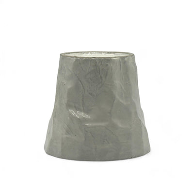 Handcrafted Mino-yaki Yunomi Japanese teacup with traditional glaze, perfect for daily tea rituals.