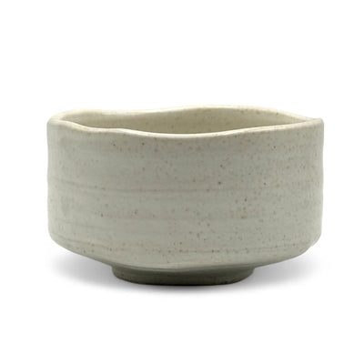 Handcrafted Japanese matcha bowl chawan for traditional tea ceremony, ideal for whisking and serving matcha green tea.