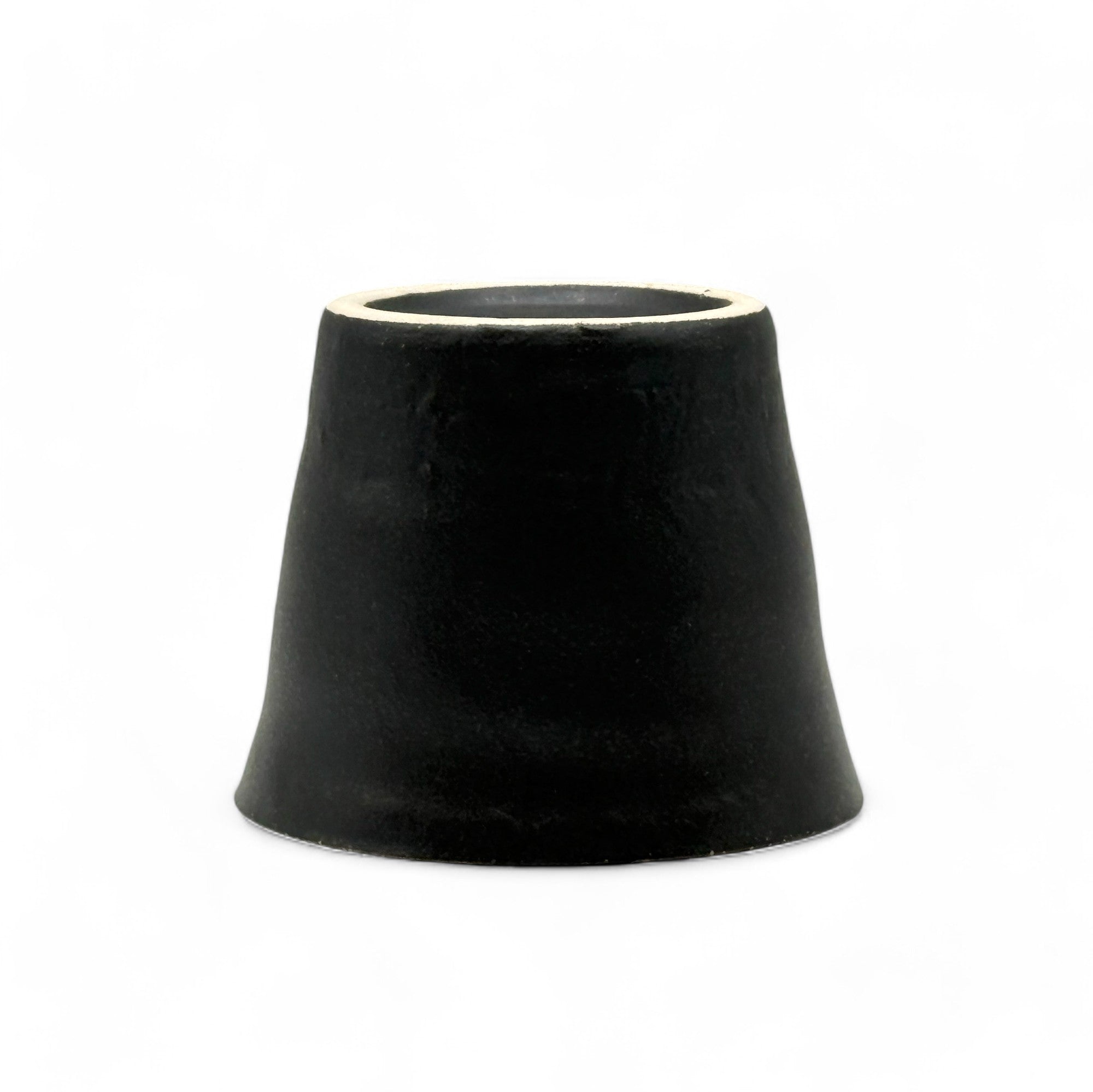 Handcrafted Mino-yaki Yunomi Japanese teacup with traditional glaze, perfect for daily tea rituals.